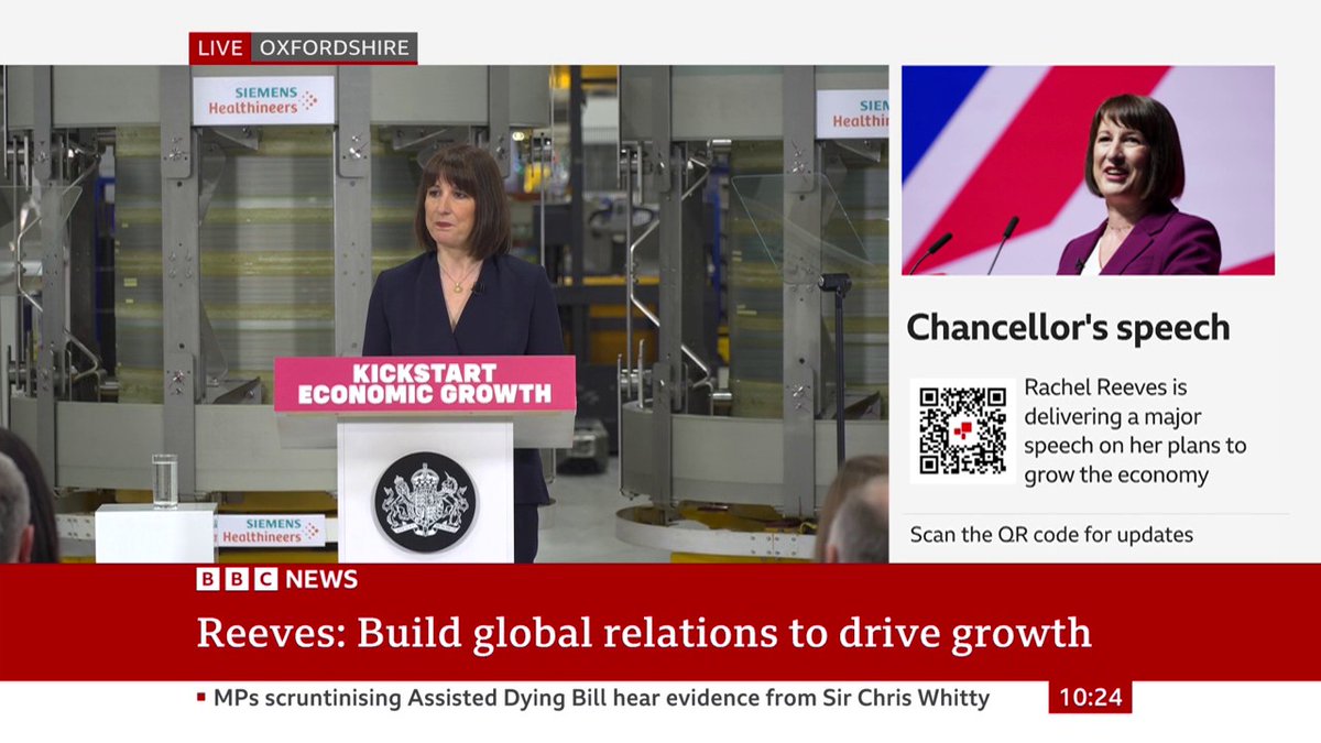 "We are reducing the environmental requirements placed on developers when they pay into a nature restoration fund... they can focus on getting things built and stop worrying about the bats and the newts," Chancellor Rachel Reeves says Follow live