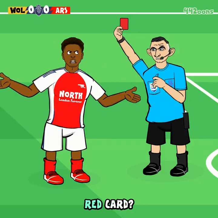 Michael Oliver - the red card Arsenal-hater origin story😂