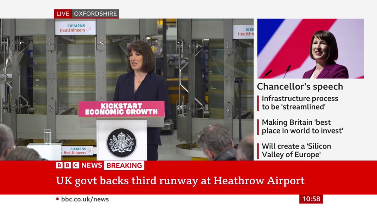 "We are systematically, one by one, removing the barriers that have held back our growth performance for too long," Rachel Reeves says Chris Mason asks the chancellor, "is this anywhere near enough... what happens if it doesn't work?" Follow live