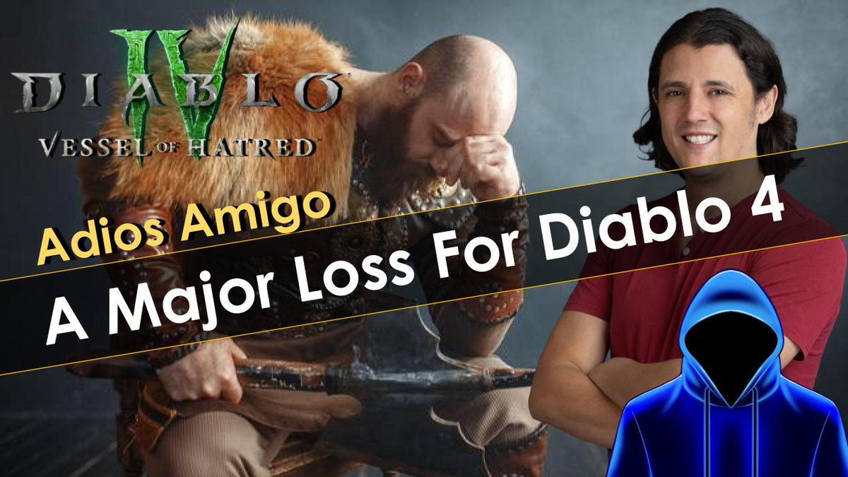 Some unfortunate news in the ARPG space today as Adam Jackson is leaving Blizzard. What will this mean for the future of #diablo4?