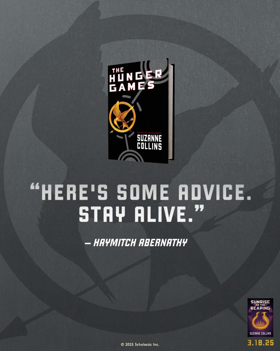 Haymitch Abernathy certainly knows how to survive the Hunger Games. What part of his mentoring was most impactful for Katniss and Peeta? Get to know Haymitch more in #TheHungerGames and get ready for Sunrise on the Reaping by Suzanne Collins, coming 3/18.