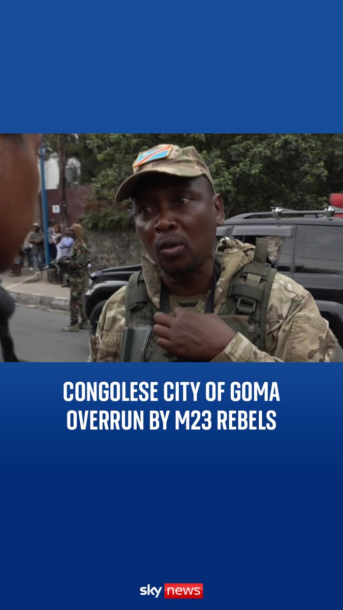 Sky’s Yousra Elbagir reports from Goma, Democratic Republic of Congo, where "hundreds of mercenaries" are sent to Rwanda by Rwandan-backed M23 rebels. #congo #DRCongo #skynews #WorldNews #Rwanda