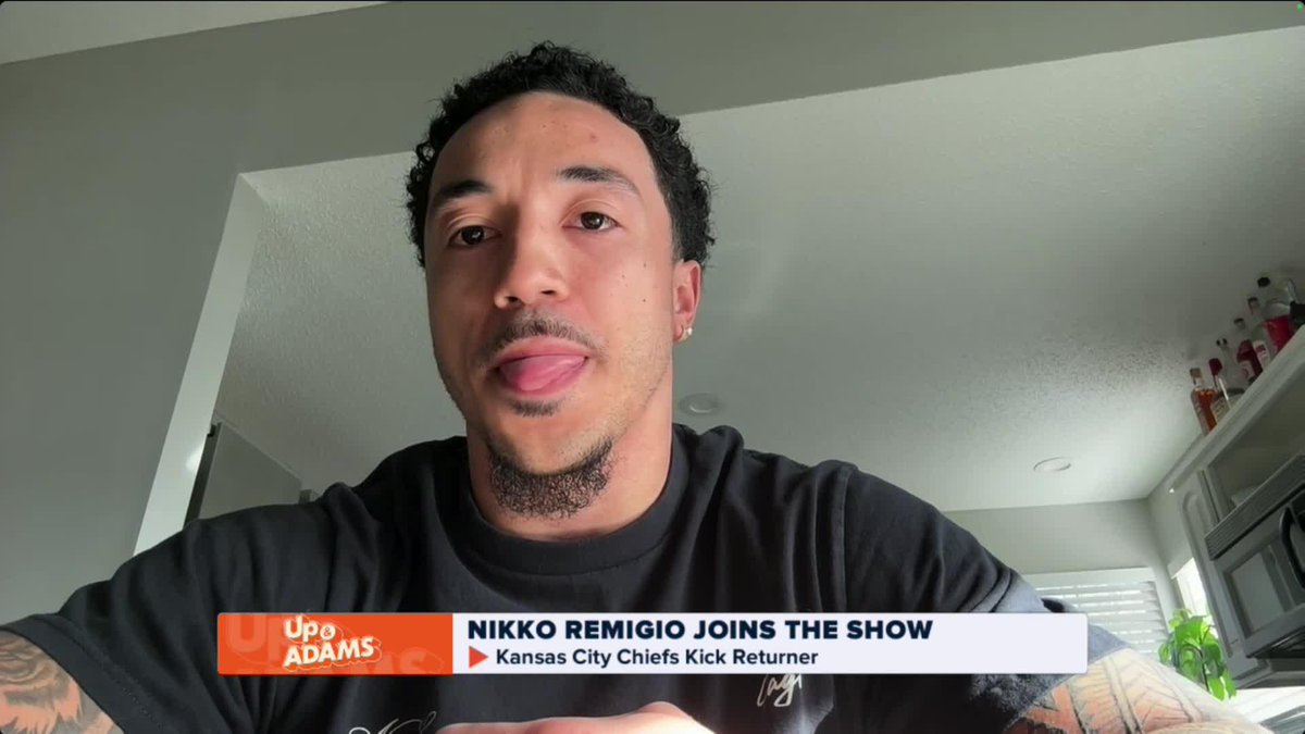#Chiefs WR Nikko Remigio on the custom Filipino cleats he wore for the AFC Championship game 🇵🇭 "There's not too many Filipino athletes doing at this stage especially in the NFL." Kay Adams Kansas City Chiefs | #ChiefsKingdom