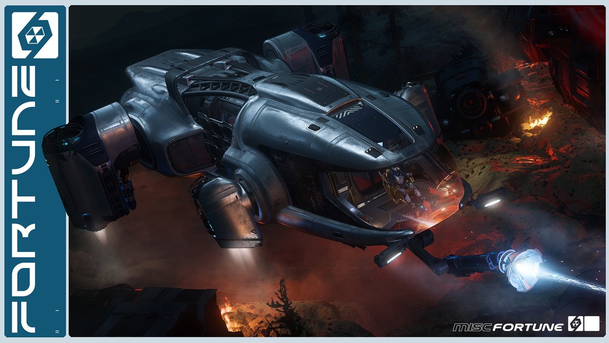 Travel further, cut deeper, and gather more materials with the Fortune’s hull-scraping, external RMC dispenser, and your most trusted crewmate… you. MISC Fortune: