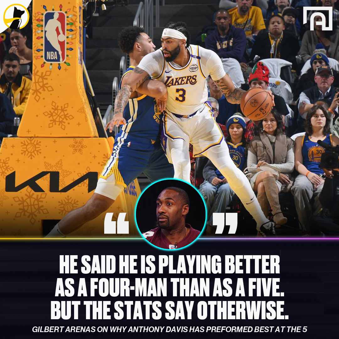 Anthony Davis is statistically better at playing center 🗣️