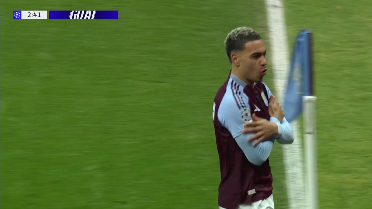 What a start from Villa! 🔥 Morgan Rogers delivers the first UCL goal of the evening 🌟 📺 TNT Sports & discovery+ UK