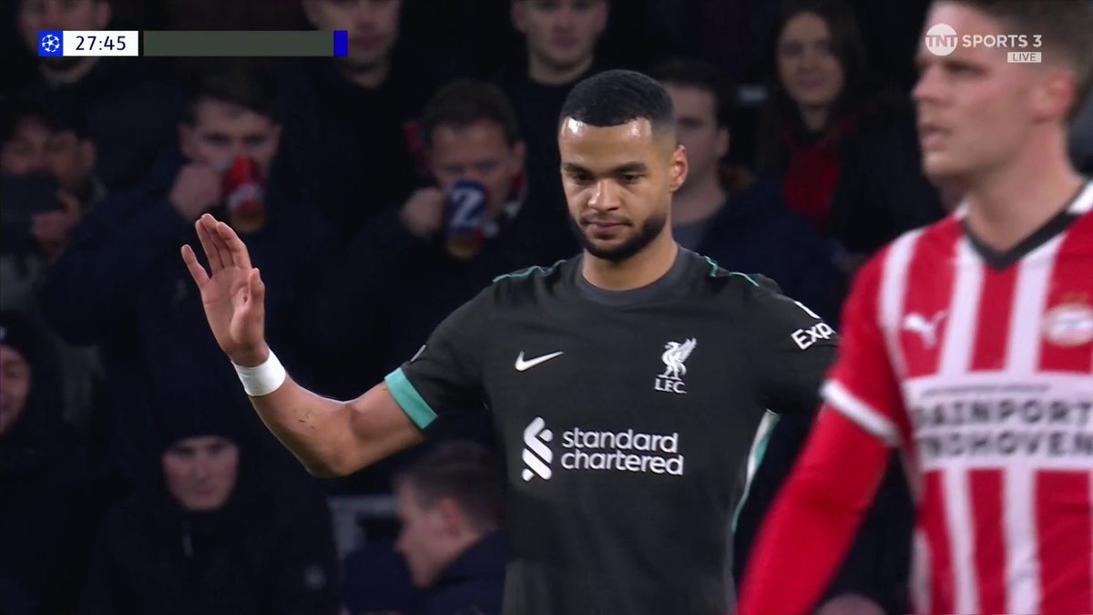 Eindhoven born and bred, Cody Gakpo scores against his former club to give Liverpool the lead 💫 📺 TNT Sports & discovery+ UK