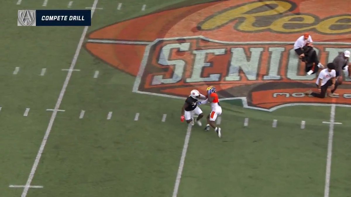 .Delaware Football RB Marcus Yarns looking shifty out there 👀 📺: Reese's Senior Bowl -- Saturday, 2:30pm ET on NFL Network
