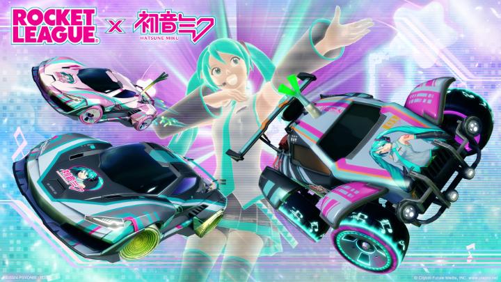 Hatsune Miku x Rocket League kicks off today on #NintendoSwitch! Complete challenges to earn Hatsune Miku-themed rewards through Feb. 11.