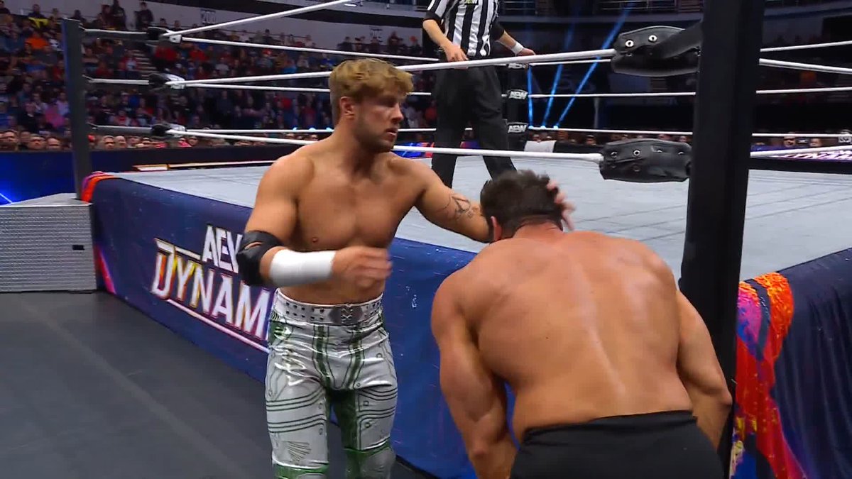 I was hoping AEW posted this. That catch looks impossible. Forget the fact that Brian Cage pulled this off. He does it consistently and has enough confidence to make it a recurring spot. Simply Inhuman.