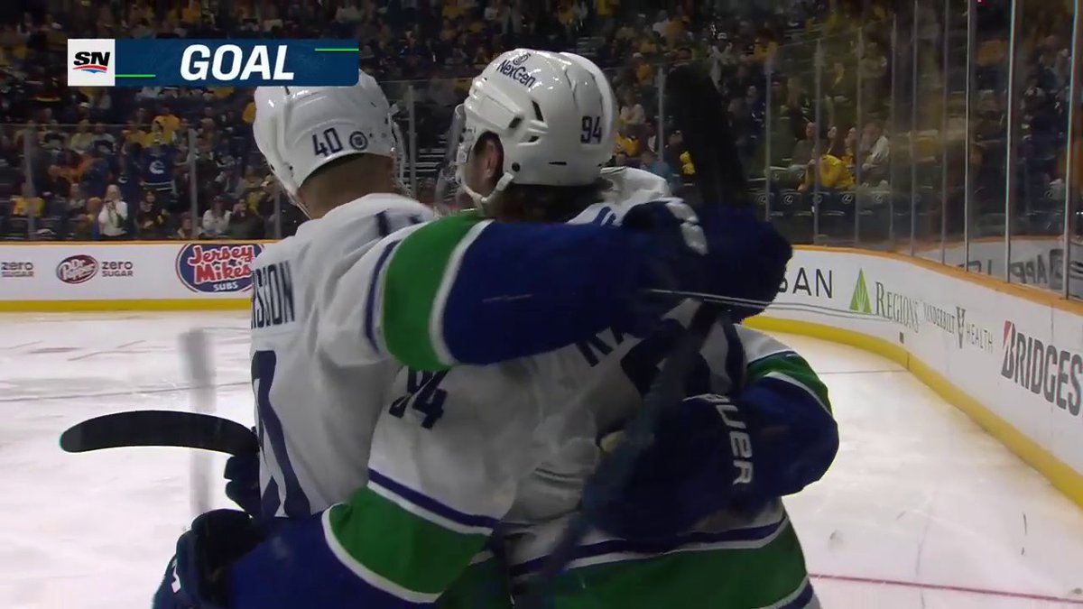 We've got a first NHL goal 🗣️ Congrats, Linus Karlsson!
