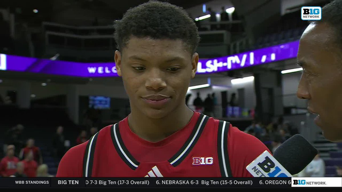 Career-night for Ace. ♠️ 📺: Big Ten Network
