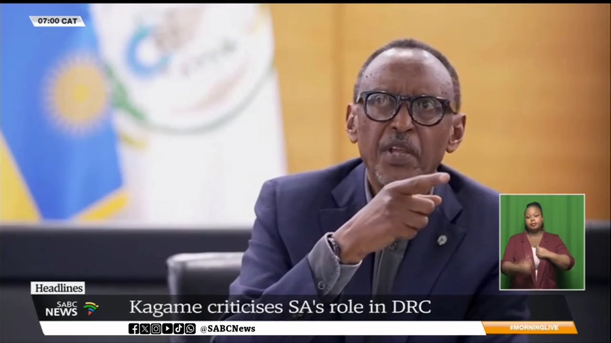 [WATCH] A war of words has erupted over the DRC conflict as Rwandan President Paul Kagame says Rwanda is ready for a confrontation with South Africa if necessary. Get all the latest developments and more on SABC News Channel 404 as the story unfolds.