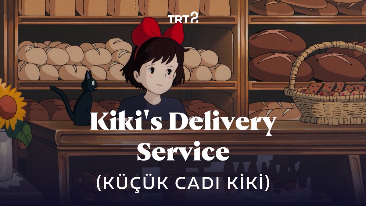 Küçük Kiki, gerçek bir cadı olabilmek için ailesinden uzakta bir yıl tek başına yaşamak zorundadır. "Kiki's Delivery Service" (Küçük Cadı Kiki), bu akşam 21.30’da TRT 2’de. #TRT2Filmleri