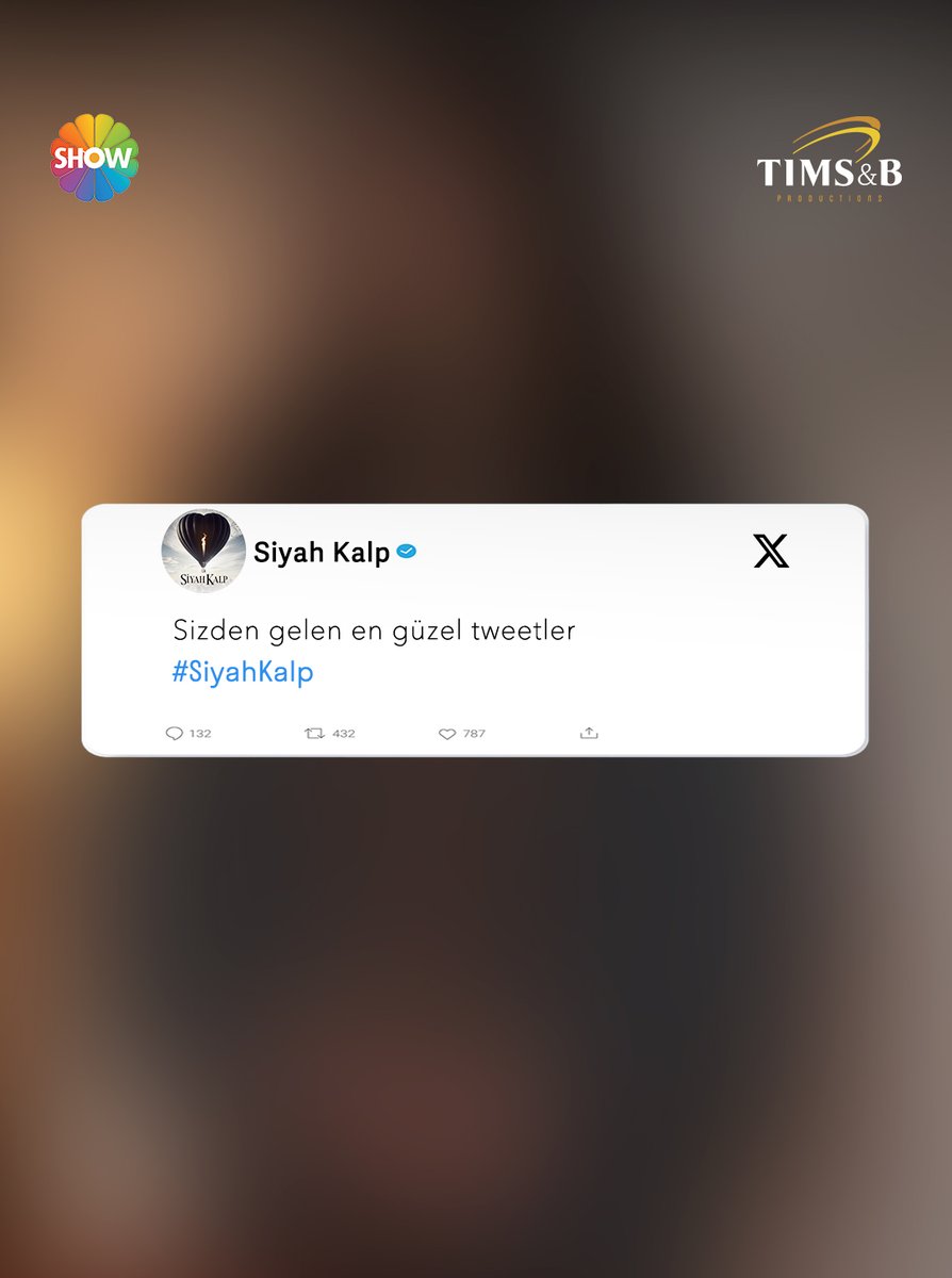 Bugün günlerden #SiyahKalp 🖤 Yorumlarınızı bekliyoruz. ✨ #SiyahKalp yeni bölümüyle bu akşam 20.00’de Show TV’de 🖤 @timsandb