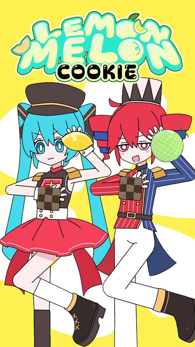 🍋🍈🍪 × 🍬🍪🍫​ はろける🎃Hallo Cel #LEMONMELONCOOKIE #レモン・メロン・クッキー #CandyCookieChocolate #キャンディークッキーチョコレート #mashup