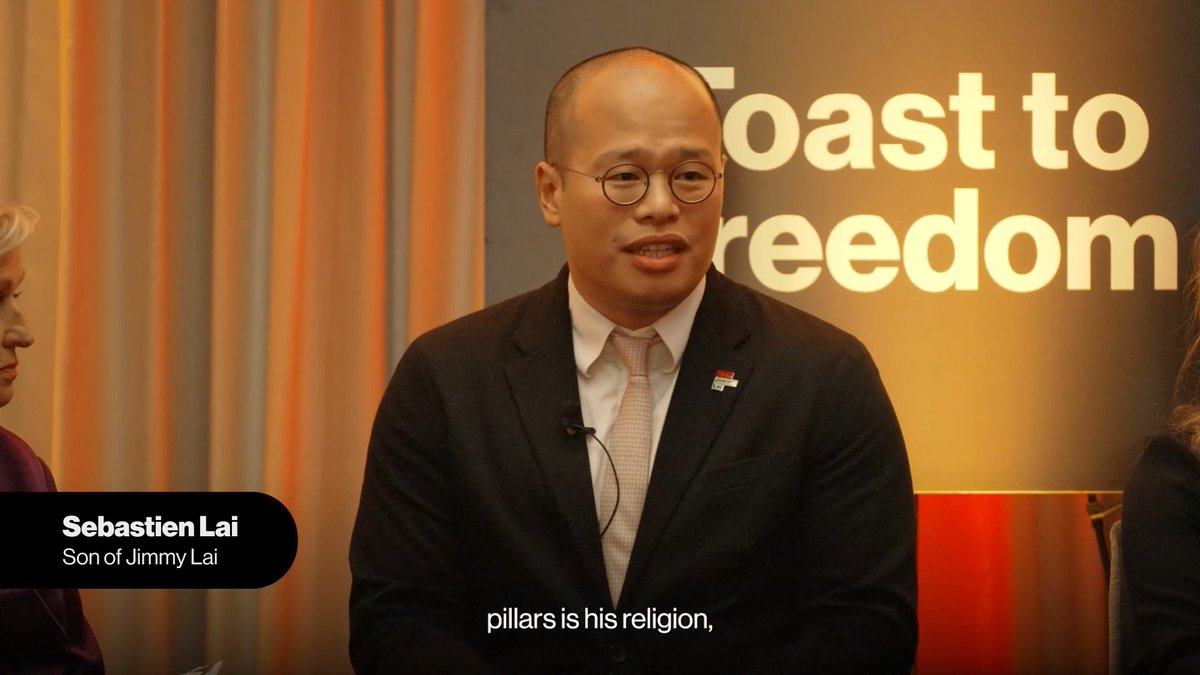 Sebastien Lai shares the heartbreaking reality that his father, #JimmyLai, is suffering from deteriorating health and is denied Holy Communion while in solitary confinement. All freedom-loving nations must unite in support of political prisoners like Lai, championing justice and speaking truth to power. #FreeJimmyLai #BringHimHome