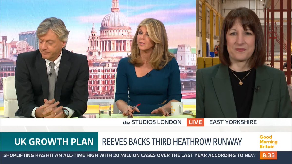 'How soon will we feel better off and see it? Is there any chance of it happening this year?' Kate Garraway challenges the Chancellor about what is going to happen this year. The Chancellor 'is confident' the third runway at Heathrow will be built 'in a decade.'