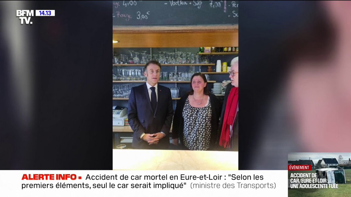 💬 "Il a commandé un café, il a pris un grattage comme un client normal" Katia témoigne de la visite surprise d'Emmanuel Macron dans un café d'Hirson, dans l'Aisne