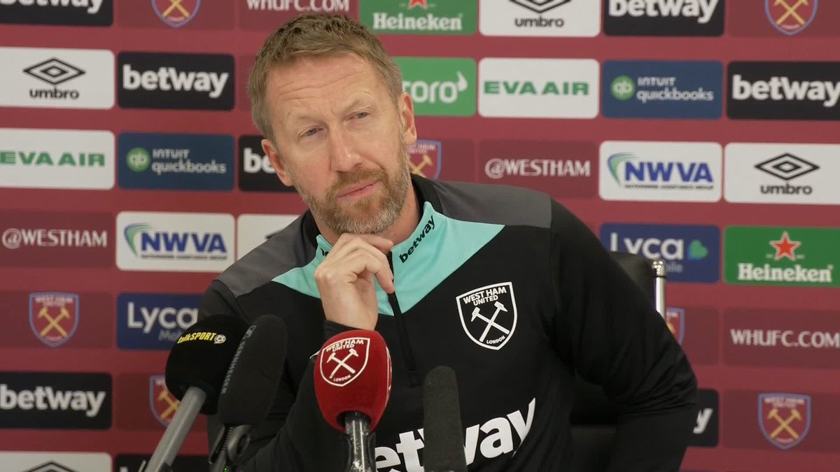 "Signing a player is easy" 🗣️ Graham Potter on finding the right player for West Ham.