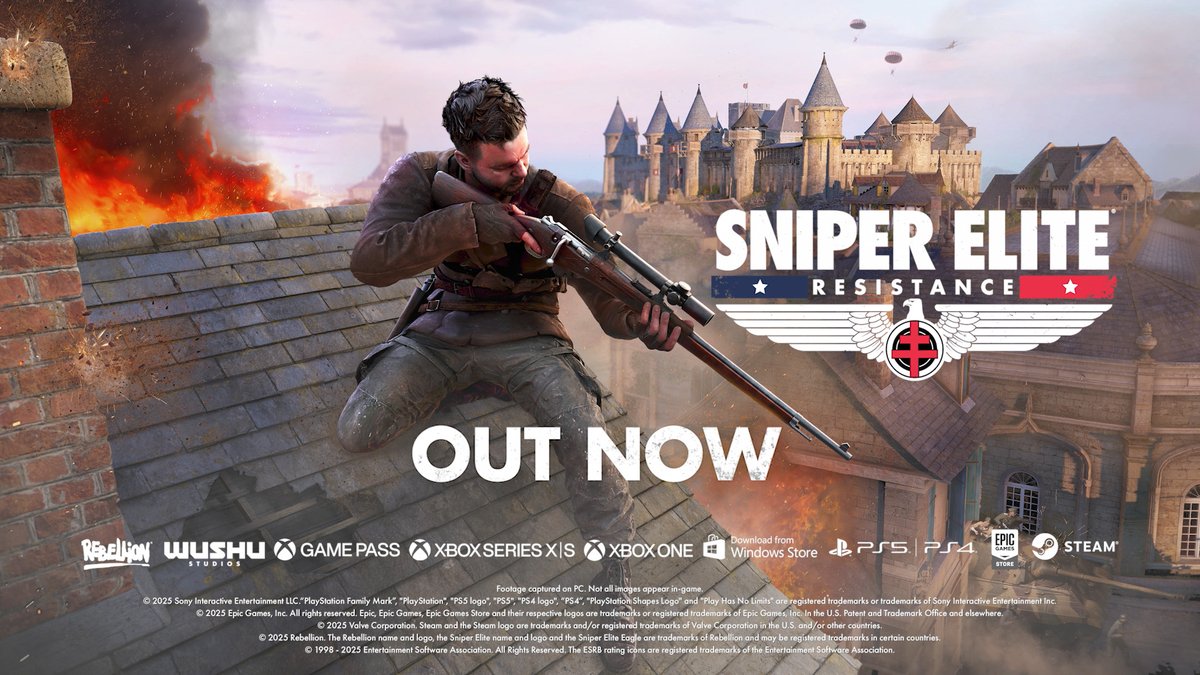 Sniper Elite: Resistance is OUT NOW 🎯 It's time to deploy into enemy territory soldier. You must destroy the Wunderwaffe at all costs! 💥 Join the resistance: