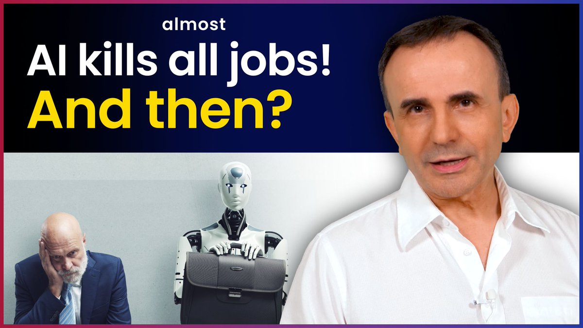 What do you do for a living today? AI and intelligent robots will increasingly take over many tasks from humans. And they will do it better, faster and cheaper. Yes, yours too. Many people will work much less or not at all in normal jobs. And earn less or even nothing. What will you live on then? And how will our companies survive when their customers don't have the money to buy their products and services? This is the key question for your financial future! We will take a look at three scenarios for the future of our life and the economy. If AI and robots work for us on a large scale, our future could be great. However, it could also turn out quite differently. We could also wake up in a horror scenario. Because we have a huge and catastrophic flaw in our economic system that could lead to disaster in a world of AI and robotics. Correcting this mistake is the biggest challenge. What the flaw is and how we can fix it, you'll learn in this video.
