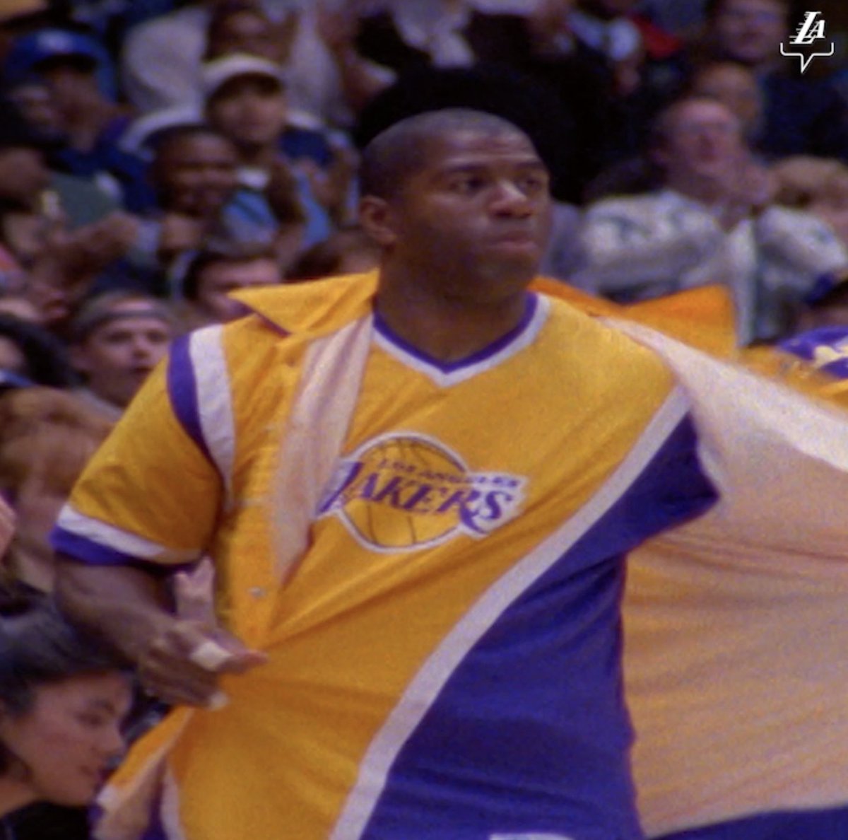 29 YEARS AGO TODAY 36-year-old MAGIC JOHNSON returned to the NBA &amp; put up this line 5 years after his last game: 27 Minutes 19 Points 10 Assists 8 Rebounds 1 Nasty Fake on Sprewell