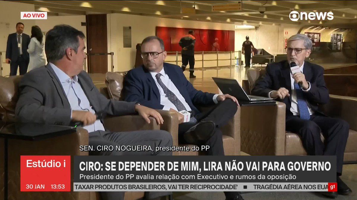Ciro Nogueira diz que defende anistia para os golpistas de 8 de janeiro. "Que eles paguem como vândalos, não como golpe, porque não houve golpe", afirma o presidente do PP. ➡ Assista ao #Estúdioi: #GloboNews