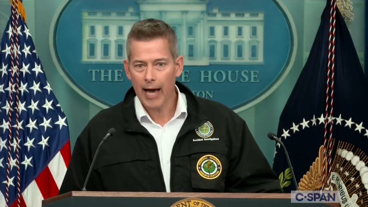 After Trump blamed the airline crash on Pete Buttigieg and DEI, Secretary of Transportation Sean Duffy says the administration will not accept excuses: "We will not accept excuses. We will not accept passing the buck. We are going to take responsibility..."
