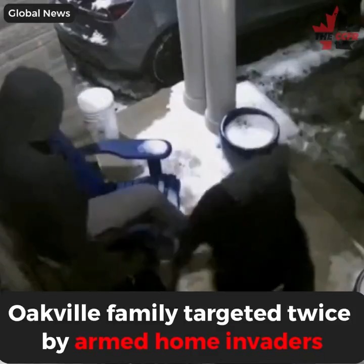 WATCH: An Oakville family was targeted 2x in one week by armed home invaders. On Jan. 10, thugs broke in and held guns at the homeowners wife and kids, demanding valuables and keys. Exactly one week later, they were back. The family now boards up their doors at night. #cdnpoli
