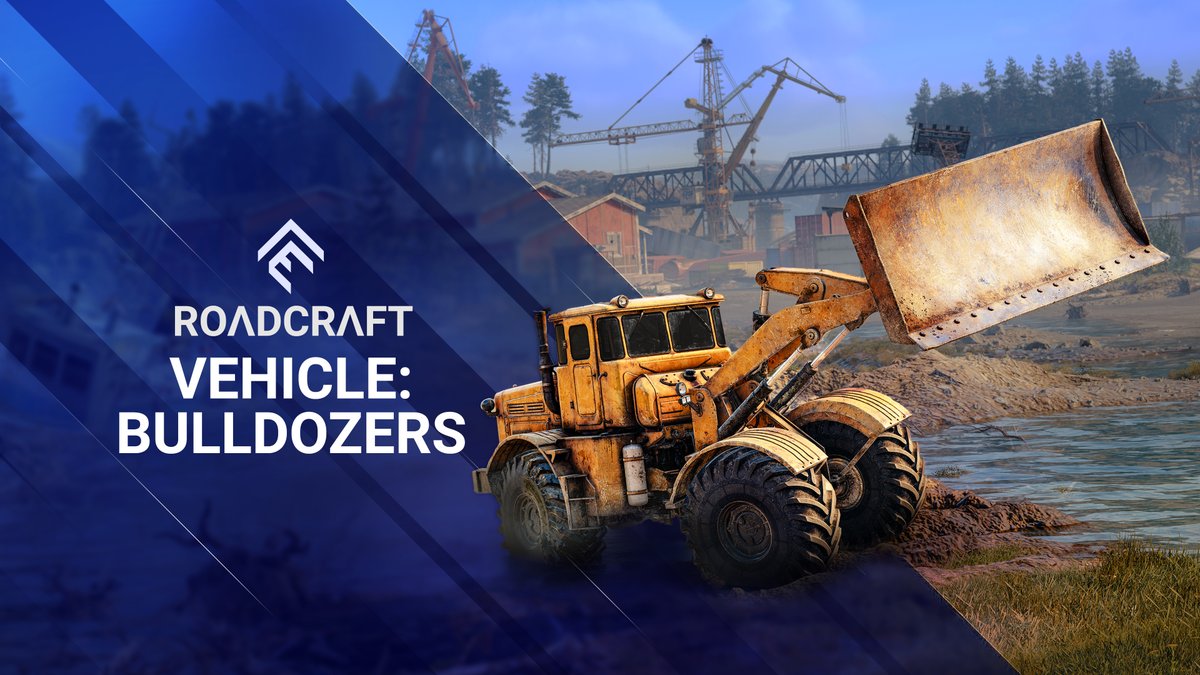 Meet the Bulldozers— your first unlock in #RoadCraft! 🚨 Clear terrain, move heavy loads, and set the stage for bigger machines. Who’s ready to roll? 🖐️