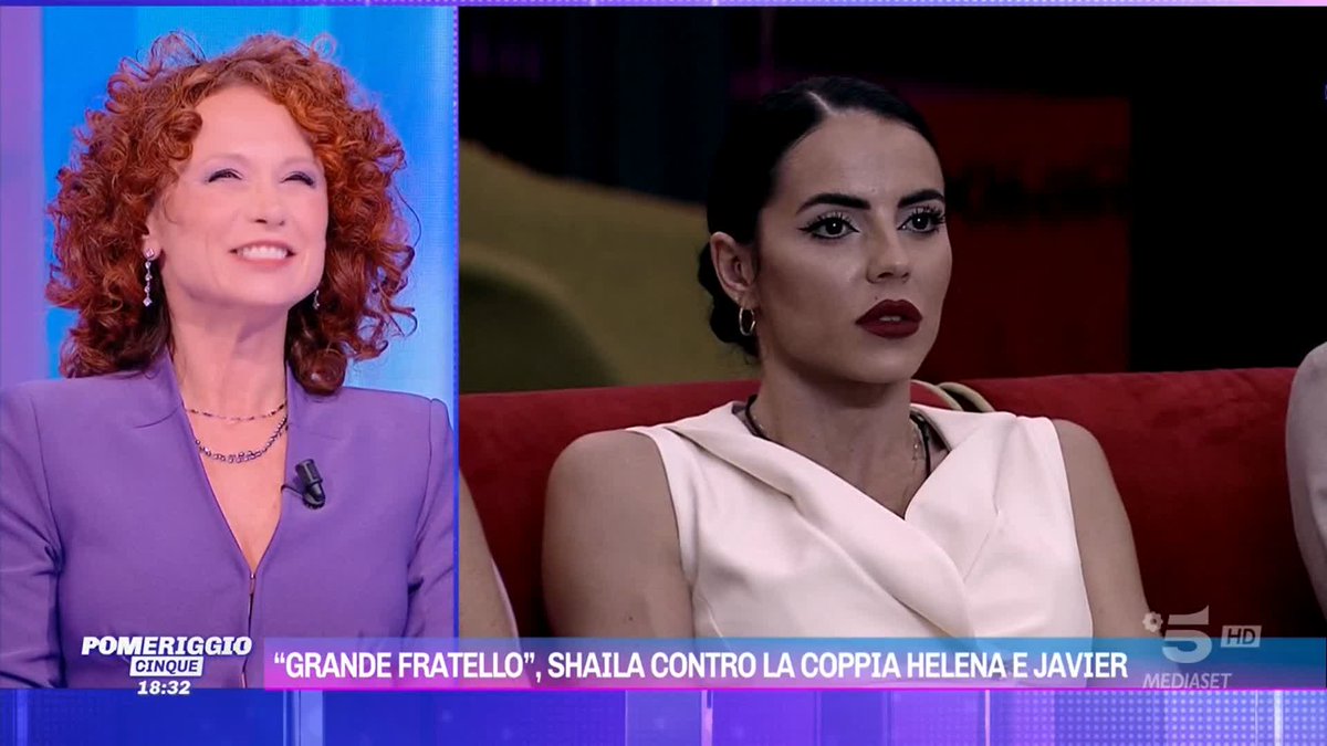 #GrandeFratello, Beatrice Luzzi: "Io dall'inizio dico che Shaila è una bella belva" #Pomeriggio5