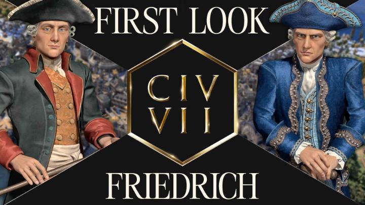 Oblique ⏩ Baroque. 𝐅𝐫𝐢𝐞𝐝𝐫𝐢𝐜𝐡 blends art with war in #Civ7! Here's a First Look at his two personas: