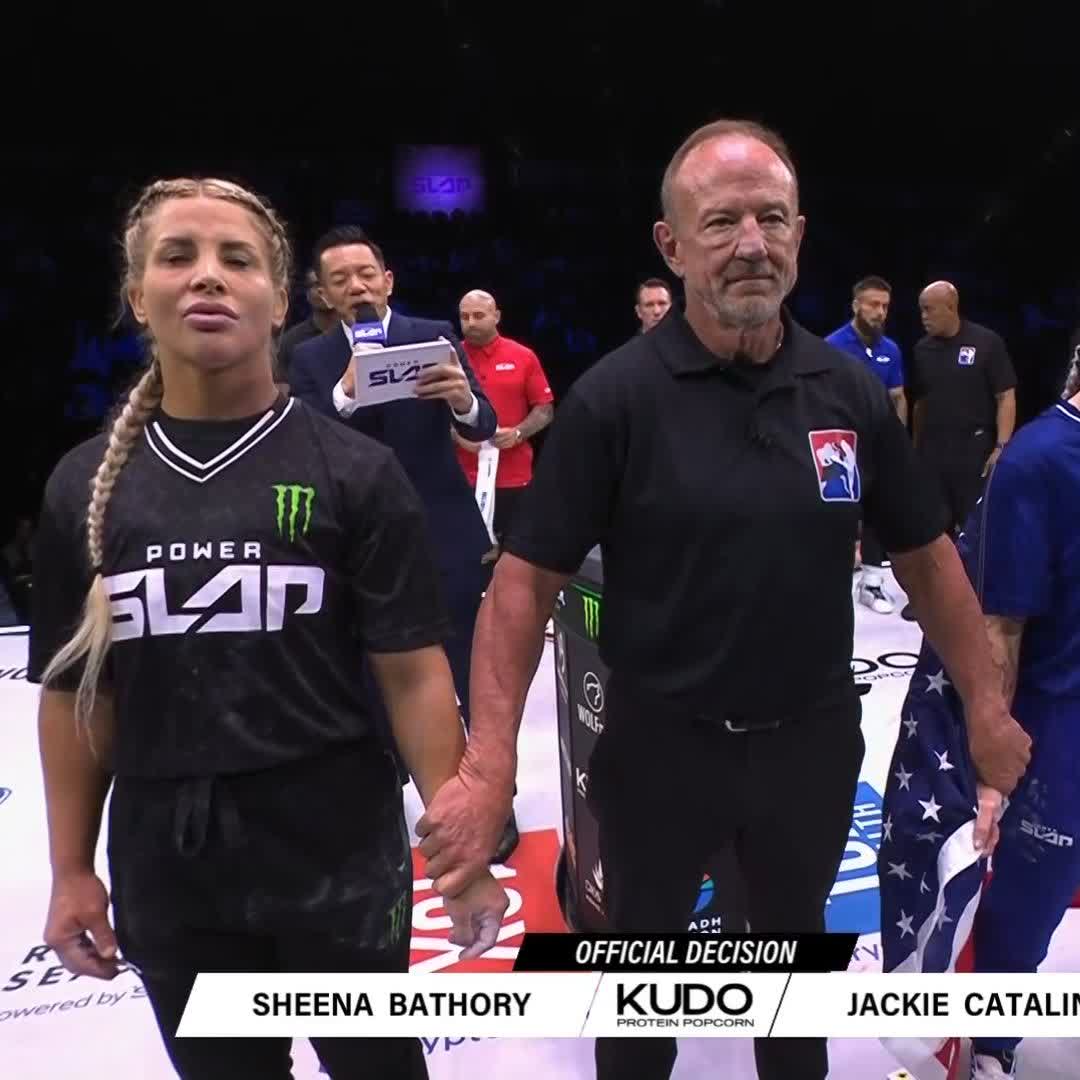 4-0 ✅ Sheena stays undefeated Tune into #PowerSlap11 NOW 👉 @riyadhseason |#riyadhseason