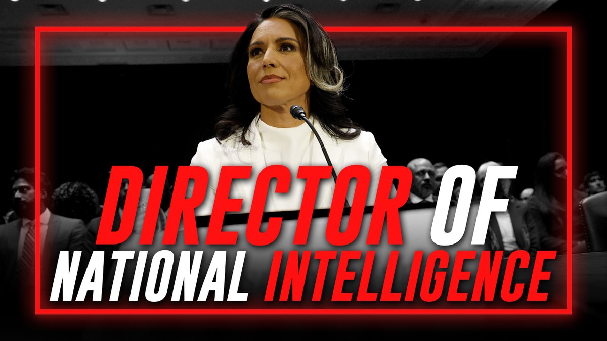 VIDEO: Watch Tulsi Gabbard's FULL Opening Statement Before Her Senate Confirmation Hearing For Director of National Intelligence » WATCH/SHARE THE LIVE X STREAM HERE: