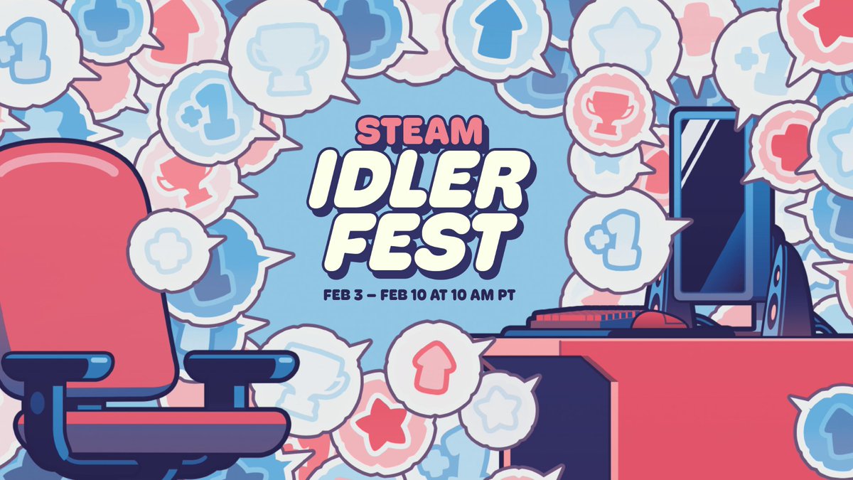 Steam Idler Fest is on its way - starting Monday, February 3rd, celebrate all sorts of games about progressing without putting in work. Featuring games where you press a few buttons, upgrade your production rate, and leave the game running to watch the numbers go up!