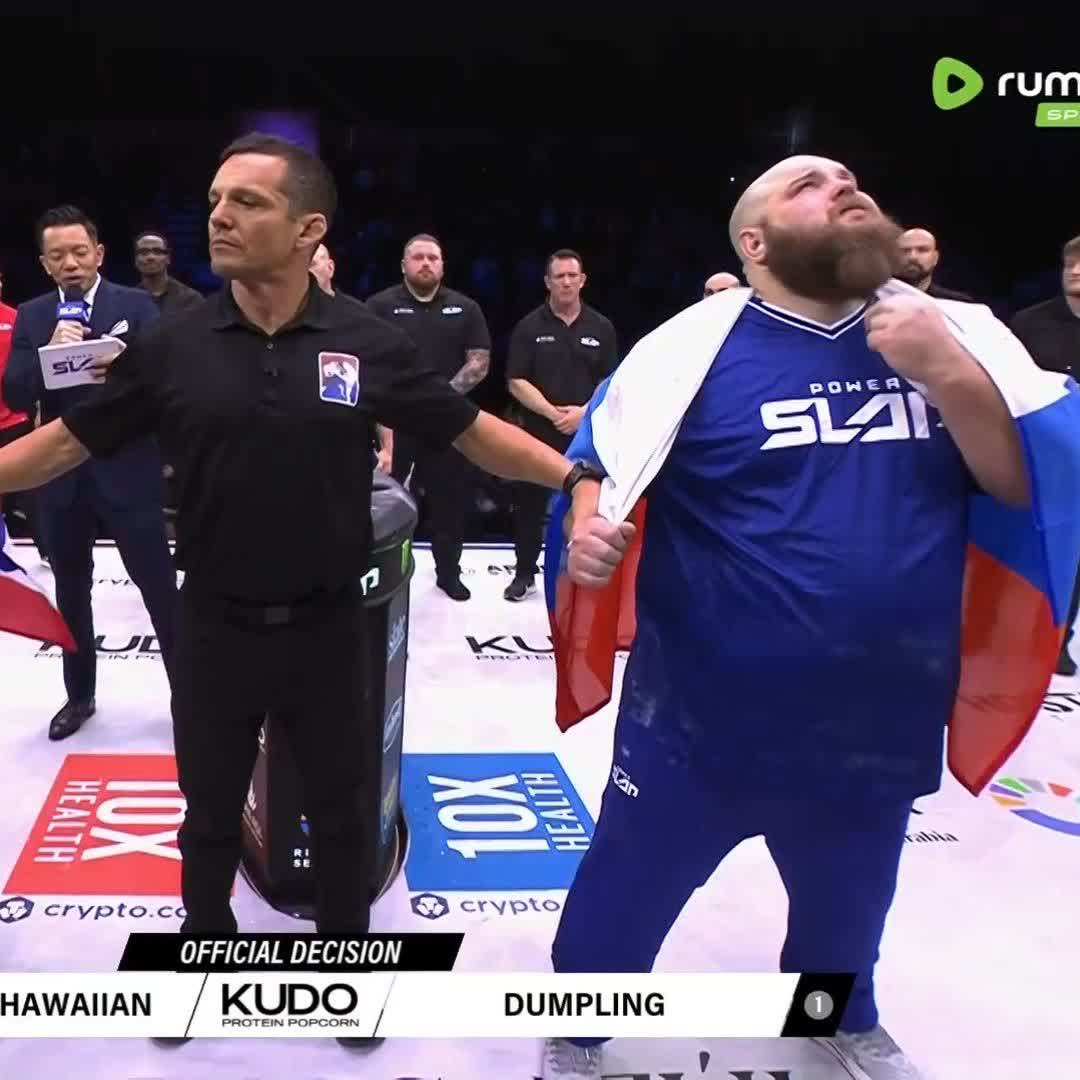 #ANDNEW 🏆 Dumpling ate his way to the Super Heavyweight Title at #PowerSlap11 موسم الرياض | Riyadh Season | #riyadhseason