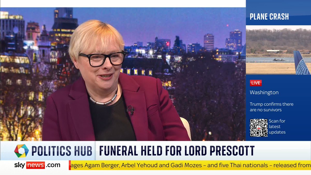 Lovely moment as Angela Eagle DBE recalls telling John Prescott, when he was her boss, that she was going to ‘come out’ “Tell me something I didn’t already know, love!” he replied - then gave her a hug