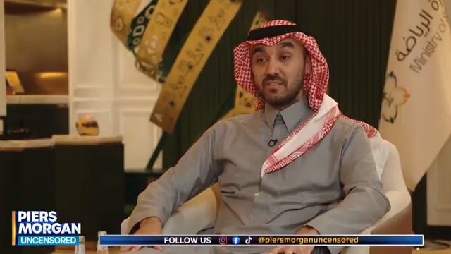 "Is it likely that alcohol will be prohibited here during the World Cup?" Piers Morgan puts the question to Saudi Sports Minister Prince Abdulaziz bin Turki Al-Faisal. 📺 Piers Morgan