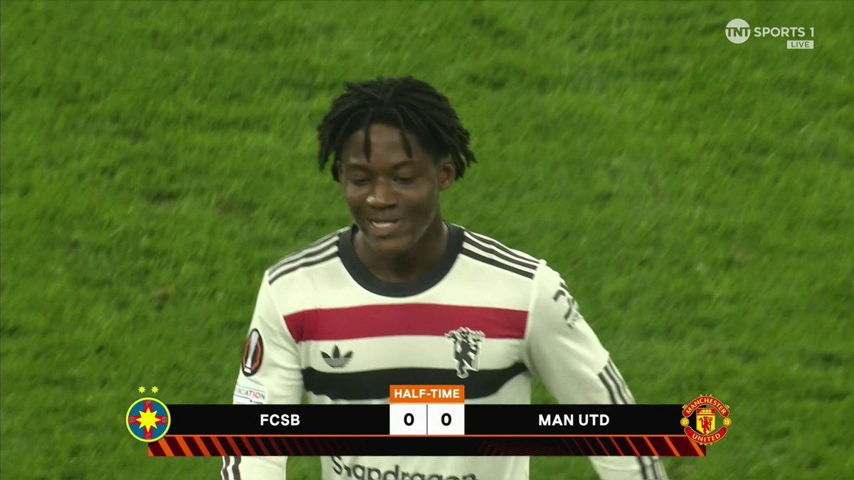 An uneventful first half as FCSB and Man United head into the break at 0-0 🤝 📺 TNT Sports &amp; discovery+ UK