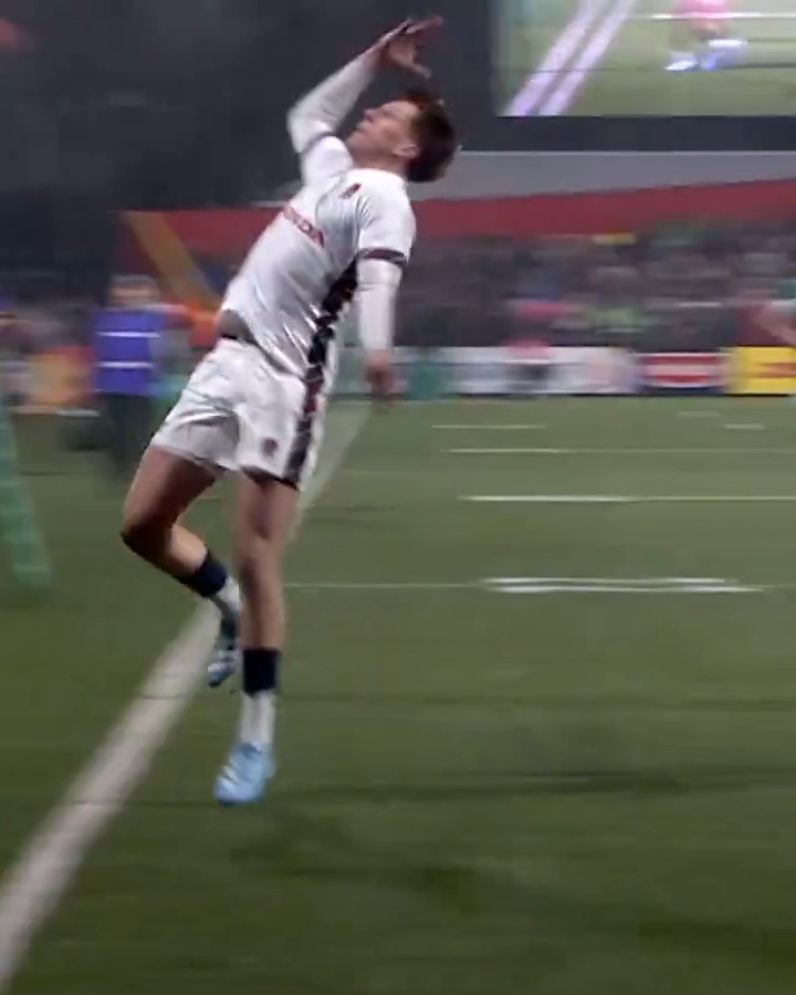 A touch of class from England U20 Men full-back Jack Kinder to save the 50:22 from Ireland