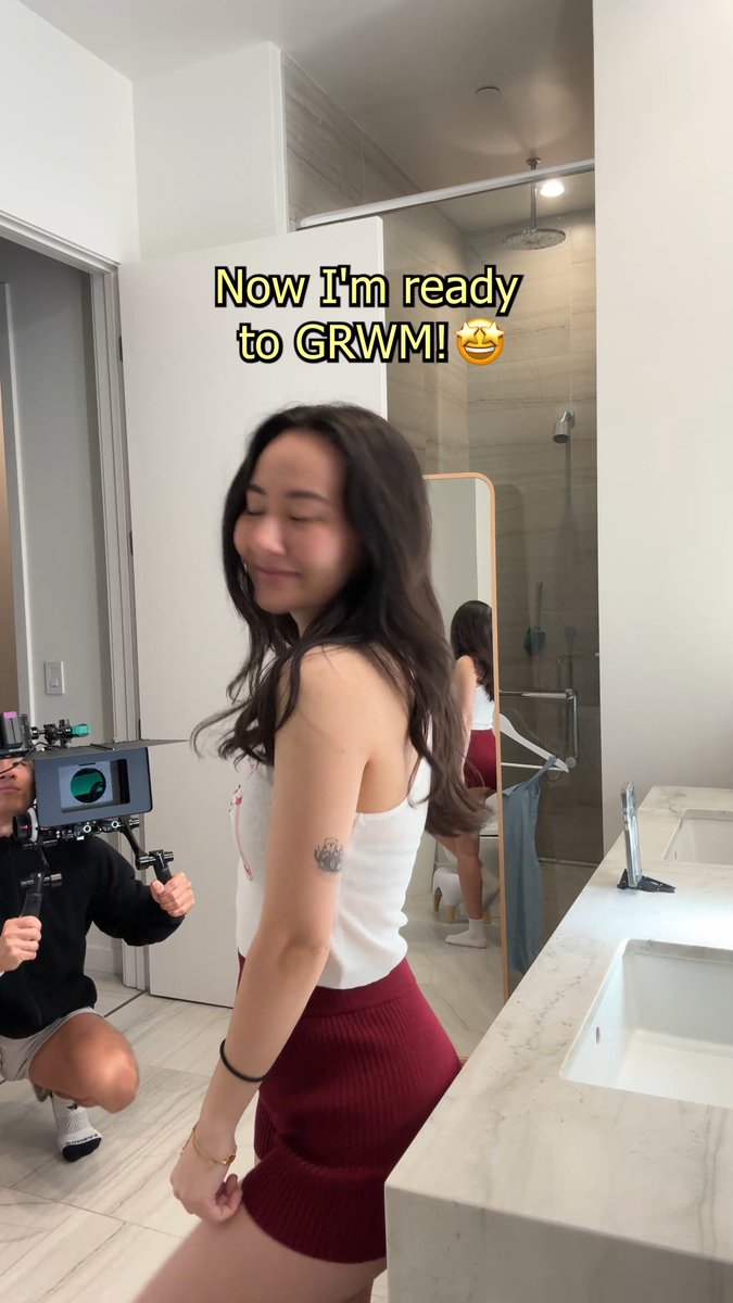 A behind the scenes look at my GRWM process 😇