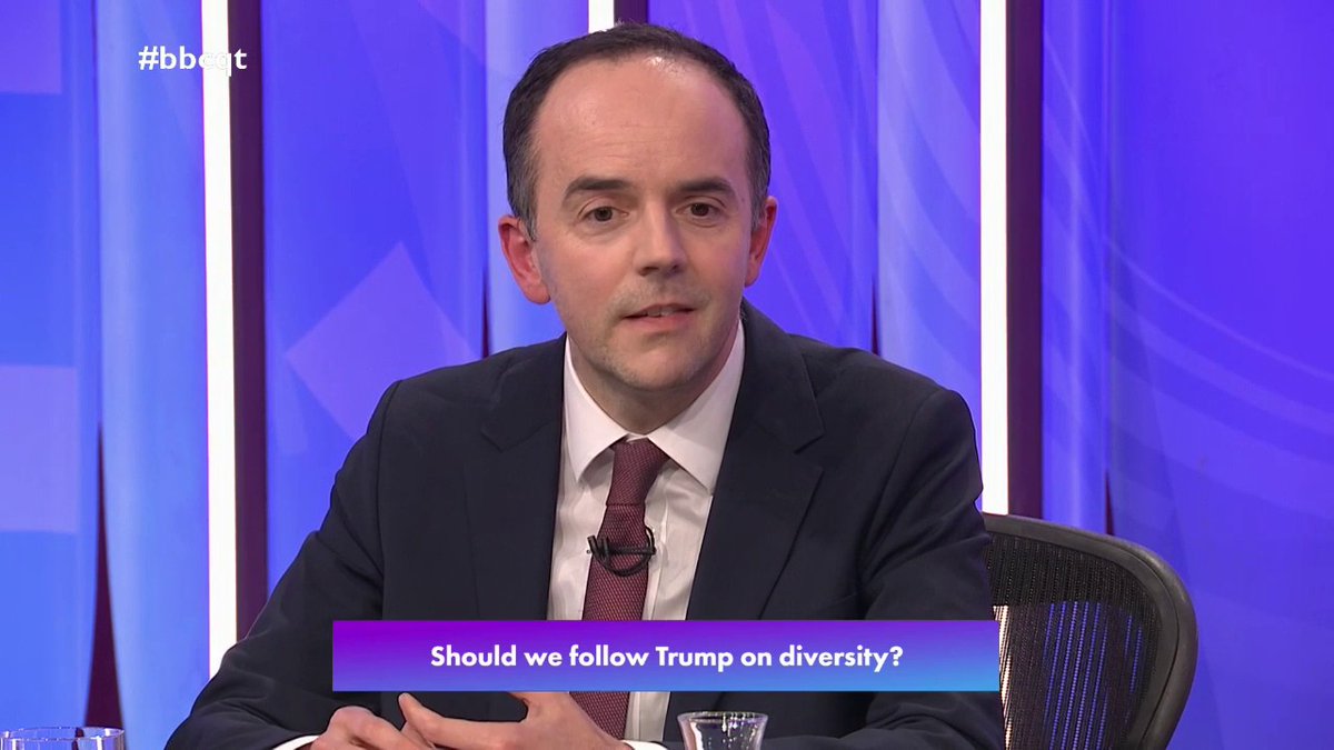 “It's important to make sure that everyone has an opportunity to get jobs in whatever industry they want” Labour’s James Murray thinks diversity initiatives are beneficial as long as you use “common sense” and get “good value for money” #bbcqt