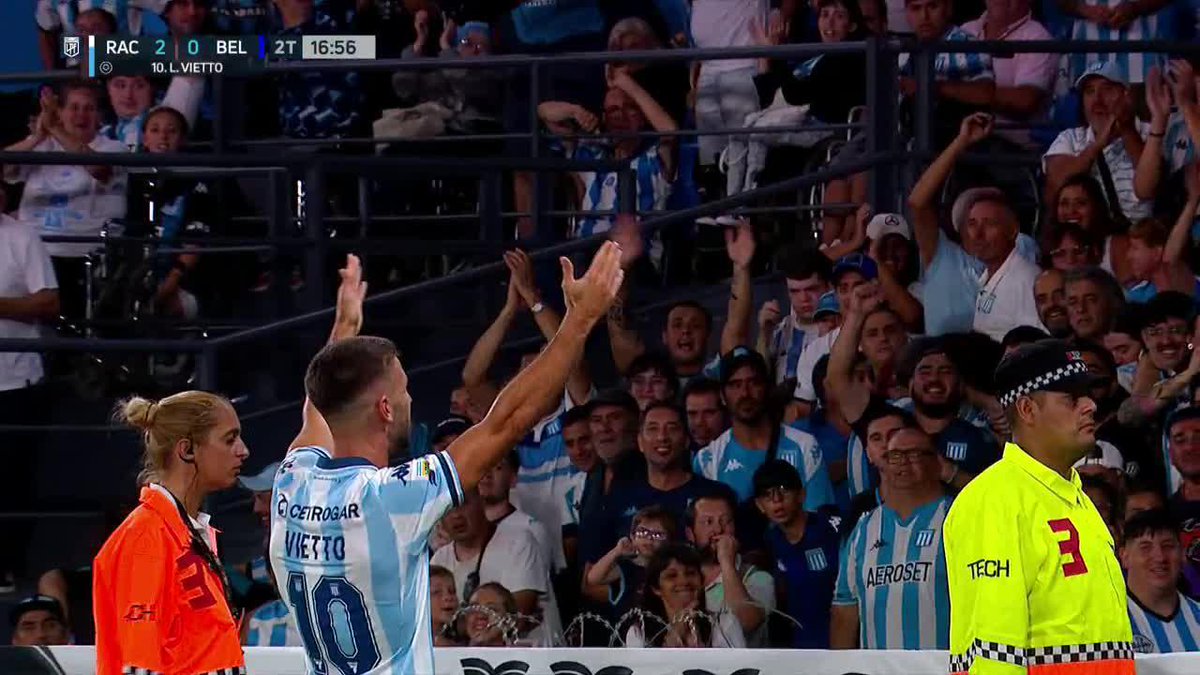 Luciano Vietto, el 10 de Racing.