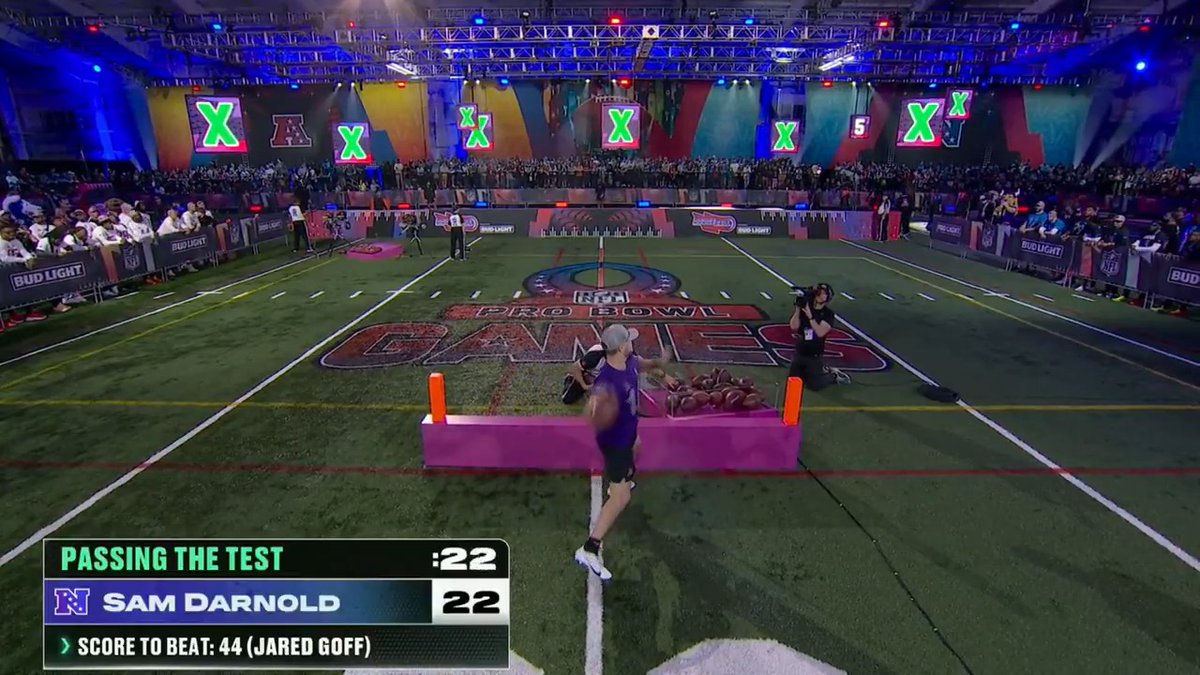 Sammy D was ripping it 🎯🎯 📺: #ProBowlGames @ESPN | ABC News