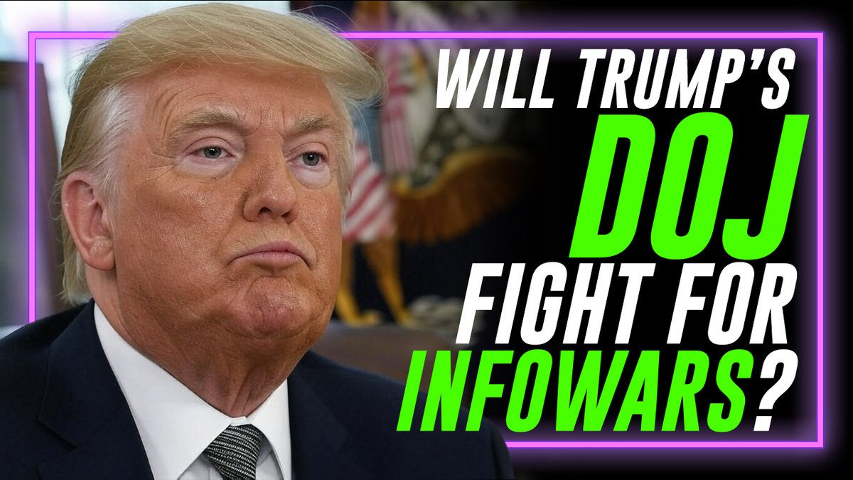 BREAKING: Will President Trump's DOJ Indict Democrat Party Deep State Operatives For Illegally Trying To Close Infowars? » WATCH/SHARE THE LIVE X STREAM HERE: