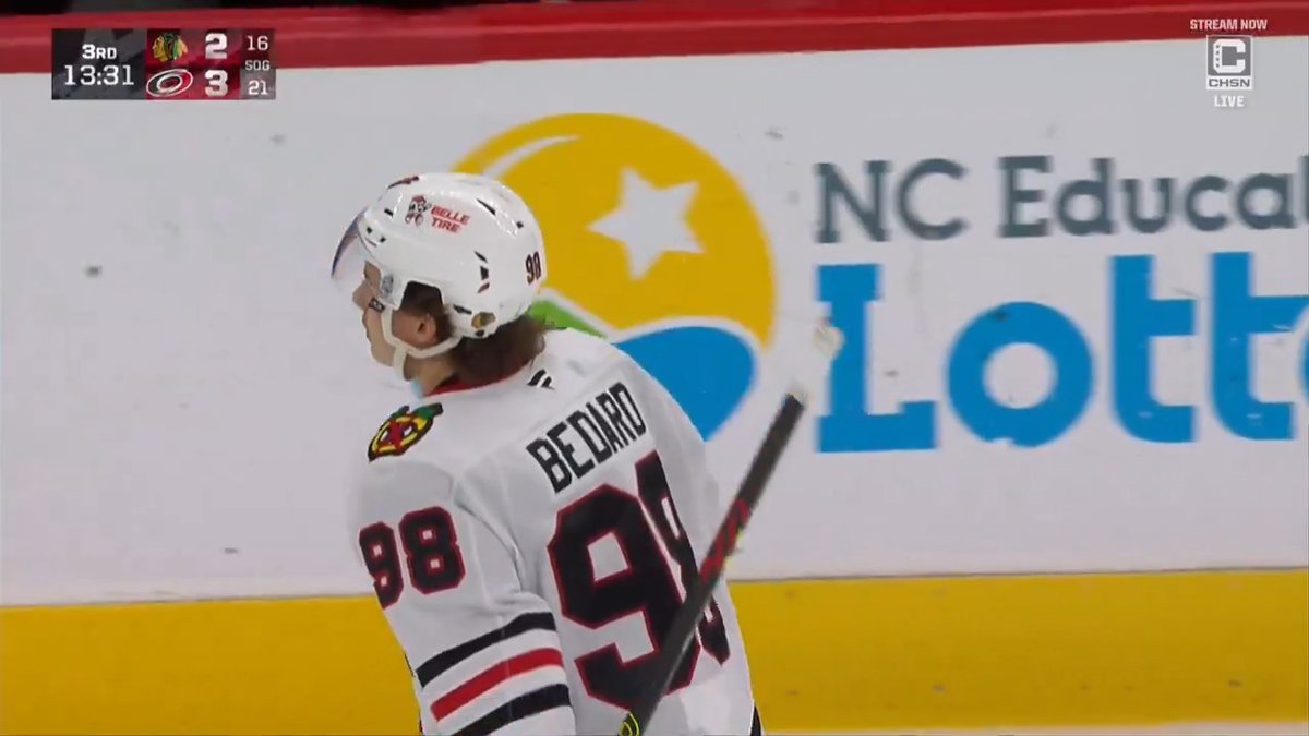 No matter how bad the Blackhawks get Connor Bedard is still Connor Bedard.