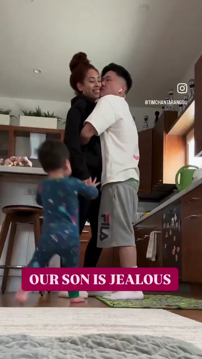 Our son is jealous lol