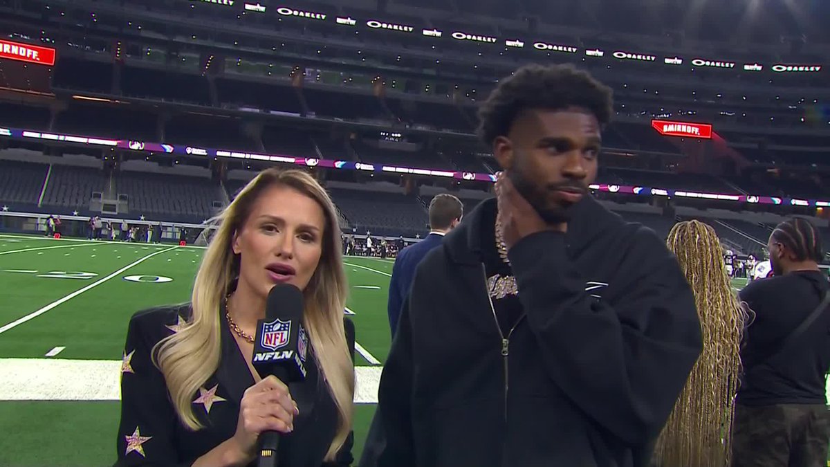 .Colorado Buffaloes Football QB Shedeur Sanders joined Jane Slater on the sidelines to talk about his experience all week meeting with teams, preparing for the NFL, and seeing the kids of Shriners Children's! 📺: The 100th East-West Shrine Bowl on NFL Network 📱: Stream on NFL+