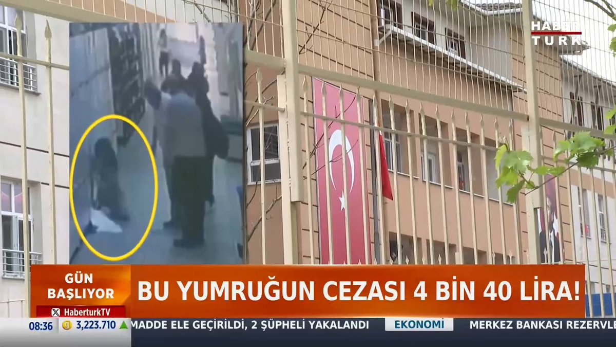 Yumruklu saldırının cezası sadece 4 bin 40 lira İstanbul'da öğretmene yumruk atan bir veli, 4 bin 40 TL adli para cezasına çarptırıldı.